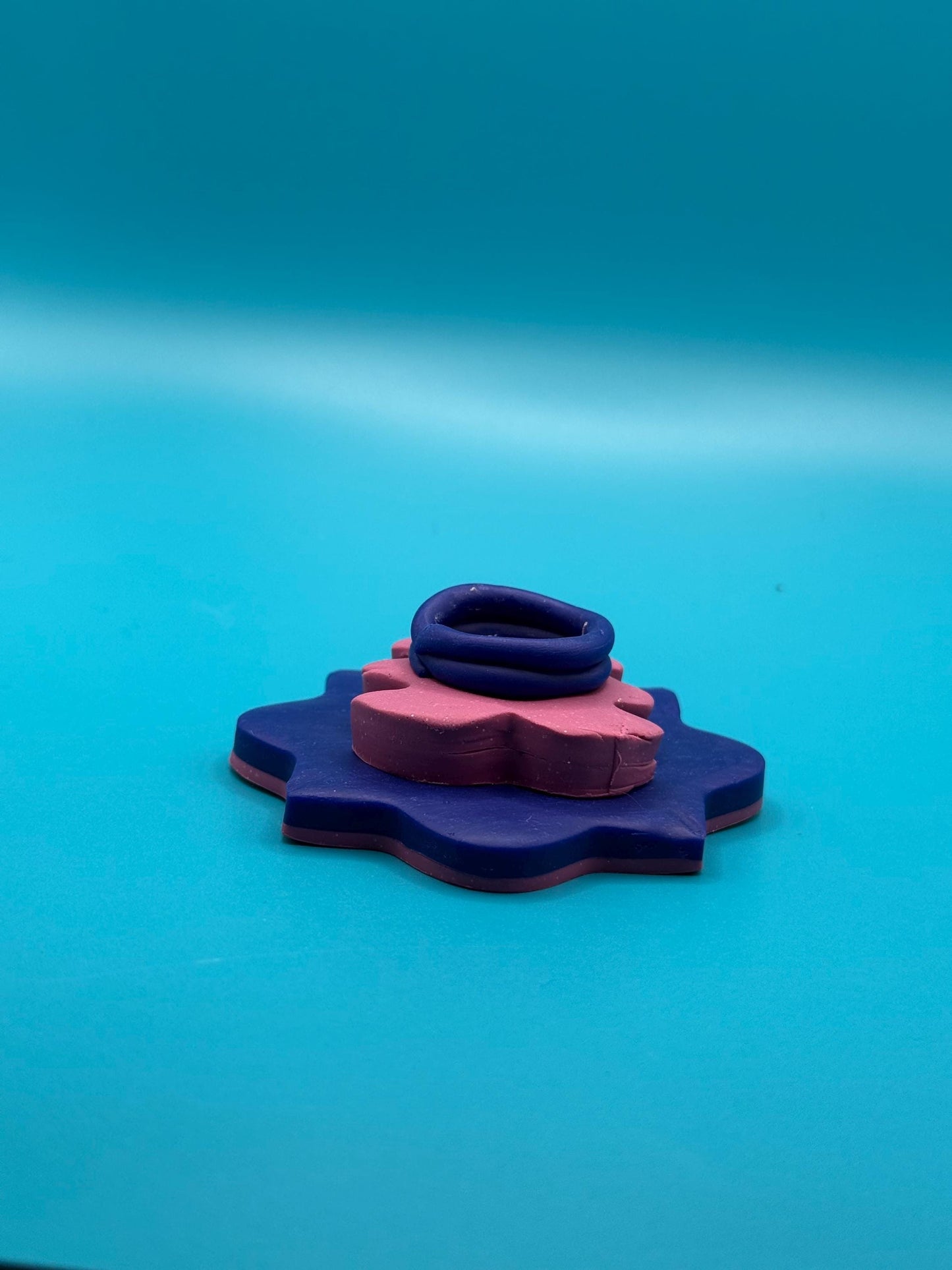 Clay Monstera Candlestick Holder (includes candle)