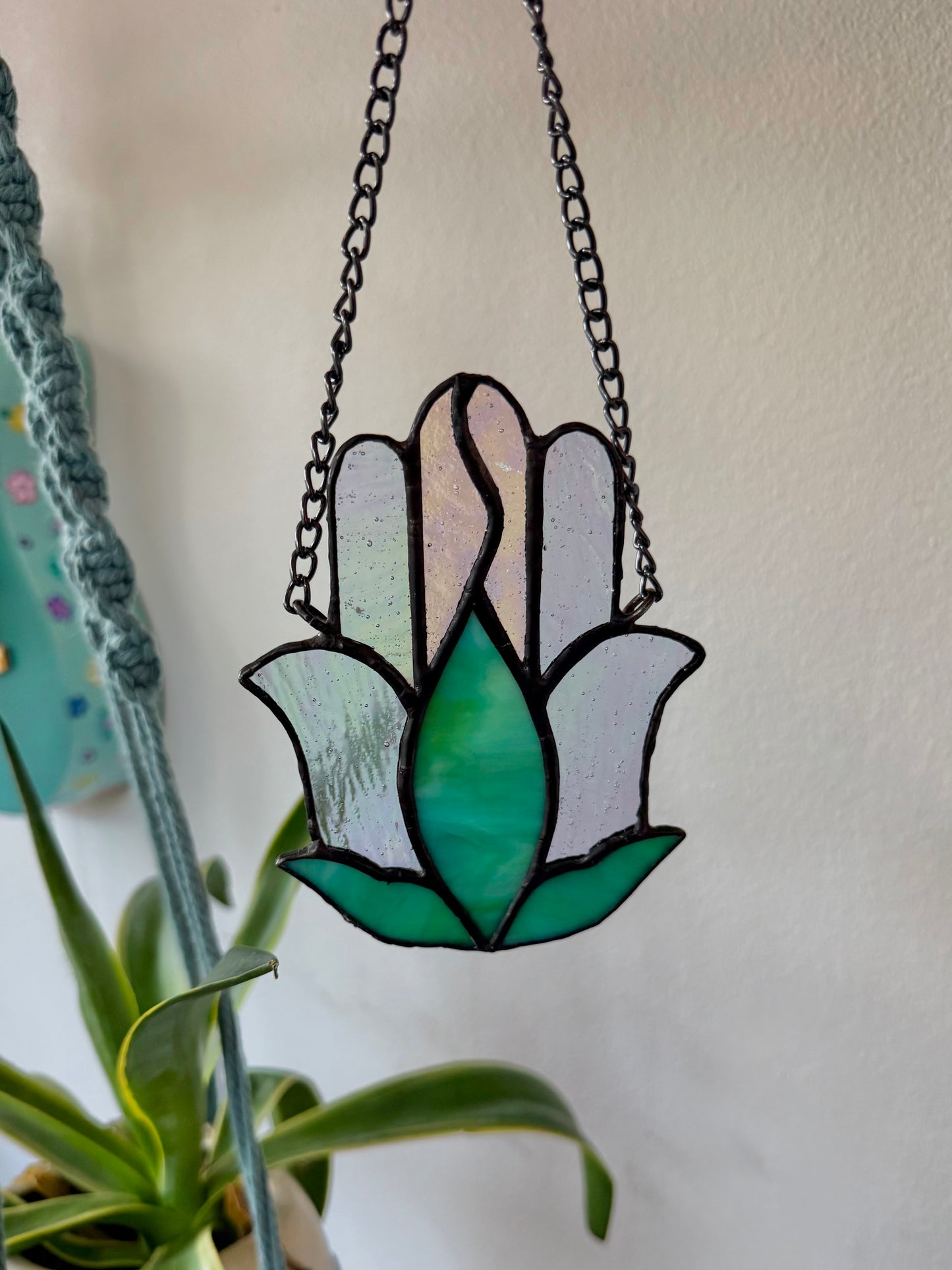 Iridescent Hamsa