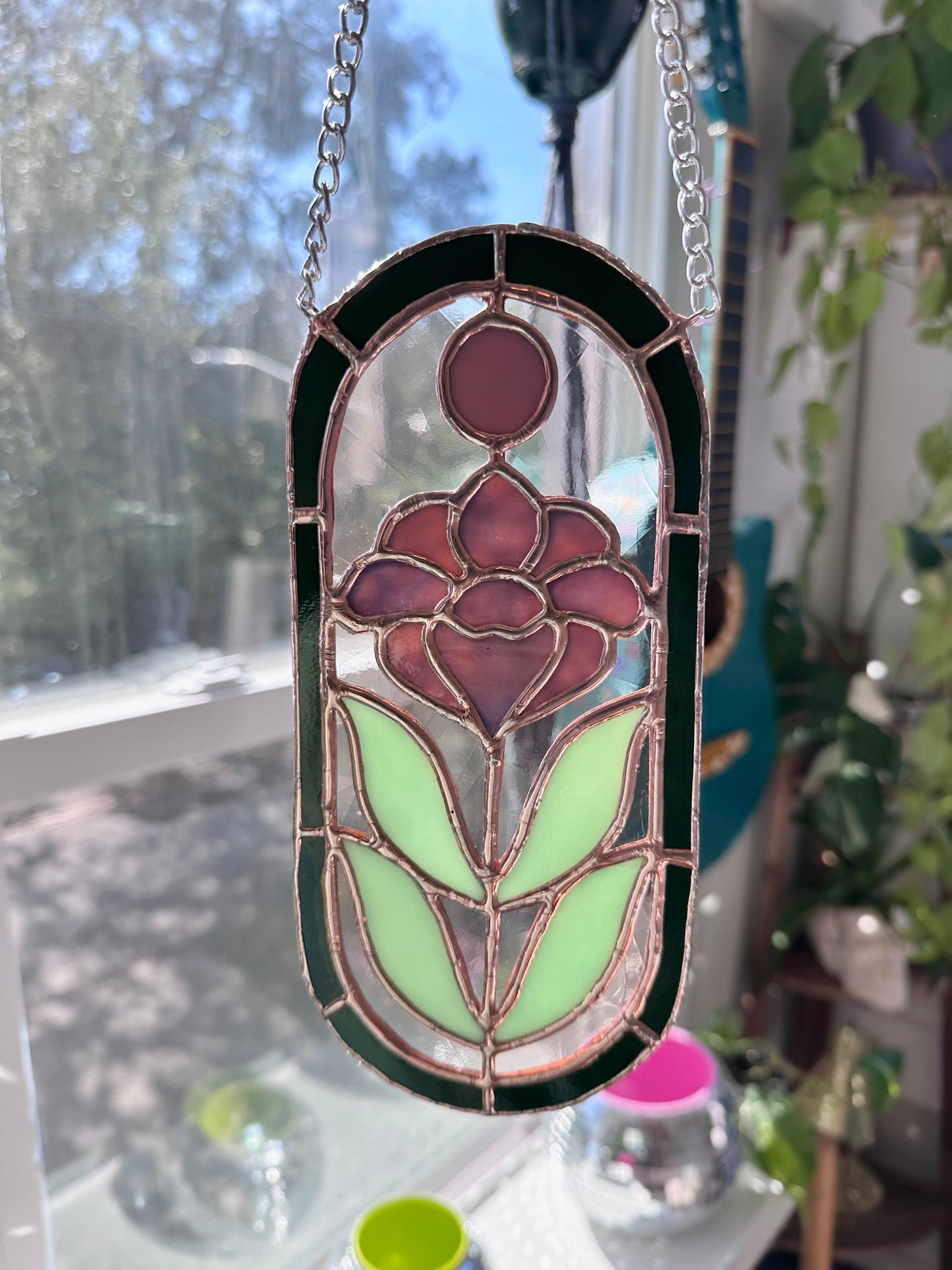 Purple Bloom Suncatcher