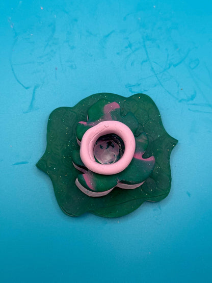 Clay Monstera Candlestick Holder (includes candle)