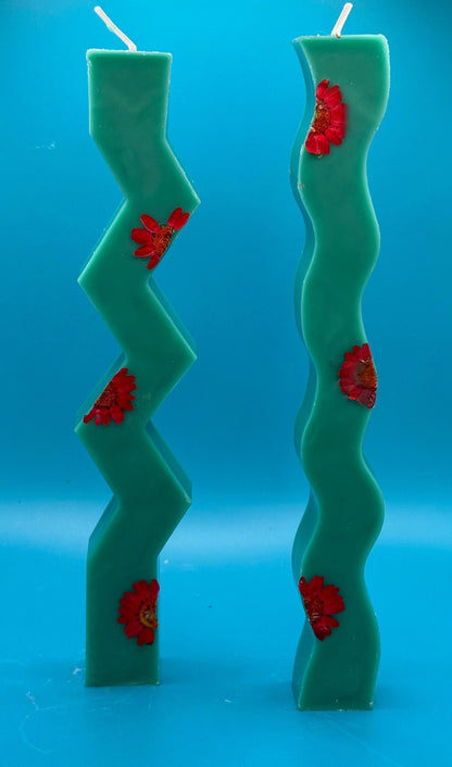 Not Straight Candles (set of 2)